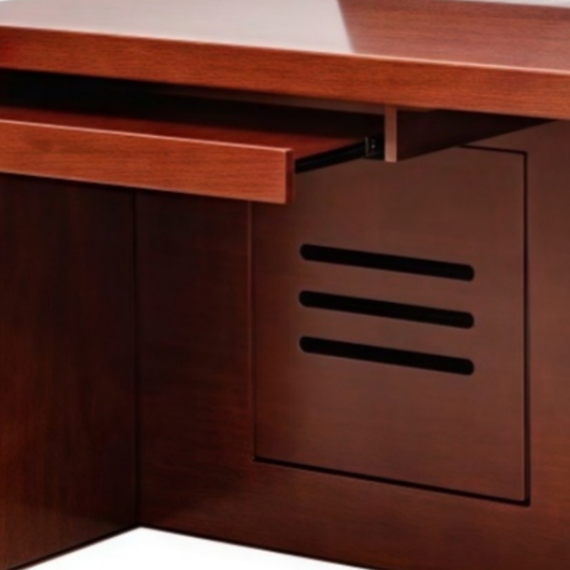 豫龙都升降电脑桌双人位高清大图