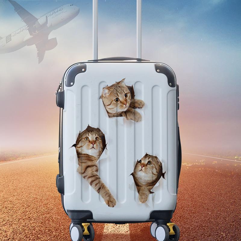 行李箱贴纸ins少女创意卡通小图案装饰拉杆箱旅行箱全贴整张防水02