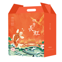 [年货礼盒]姚朵朵四季长虹杂粮干货礼盒3421g红皮花生赤豆银耳新疆灰枣无根木耳桂圆黄冰糖枸杞皂角米桃胶雪燕有机银耳组合
