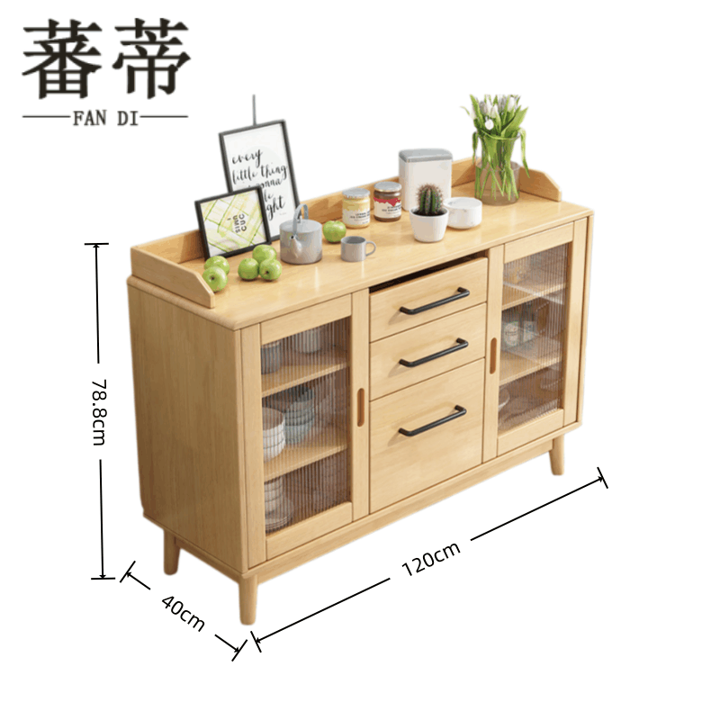 蕃蒂 餐边柜 两门120*40*78.8cm 台图片
