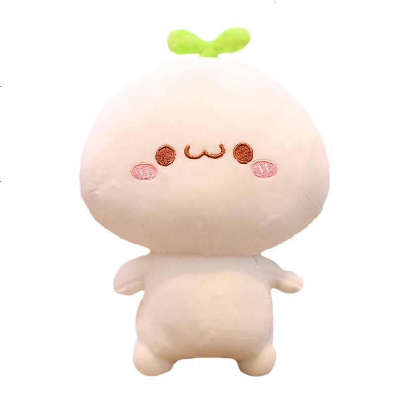 长草颜团子公仔抱枕毛绒玩具表情包玩偶睡觉可爱布娃娃女孩床上萌