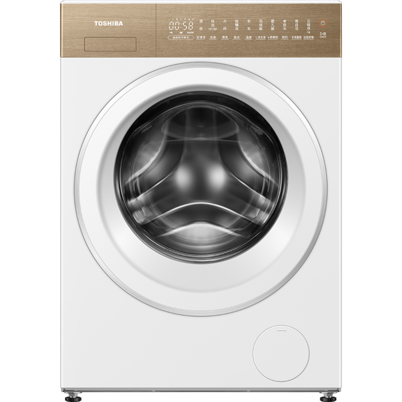 DG-12T25BW 滚筒洗衣机 梨川白 220V,1Ph 50Hz 转速1400 带银离子