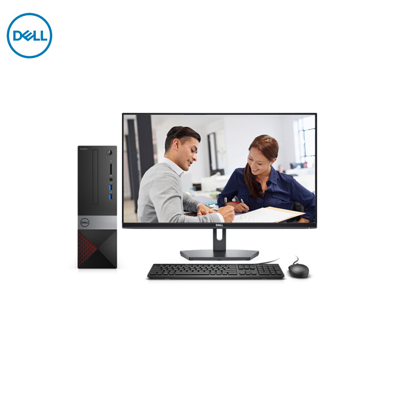 戴尔(DELL) 成就3471 商用办公 台式电脑整机(九代i5-9400 8G 512GSSD 蓝牙 27英寸显示器)