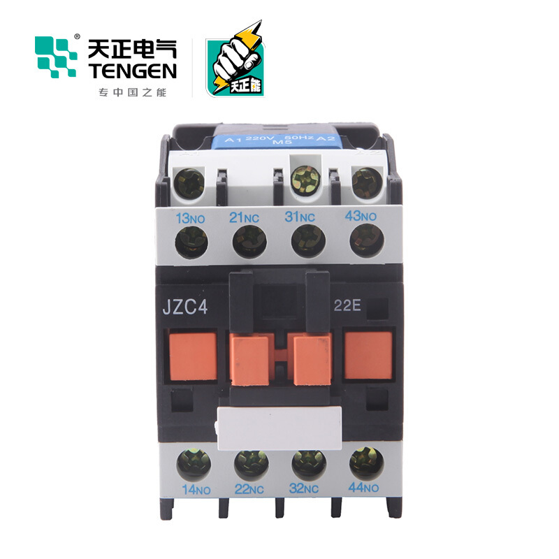 天正电气 JZC4 220VAC 2NO+2NC AC 50/60Hz 03020030003 控制继电器