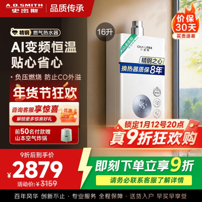 史密斯（A.O.Smith）佳尼特16升燃气热水器JSQ31-TC1