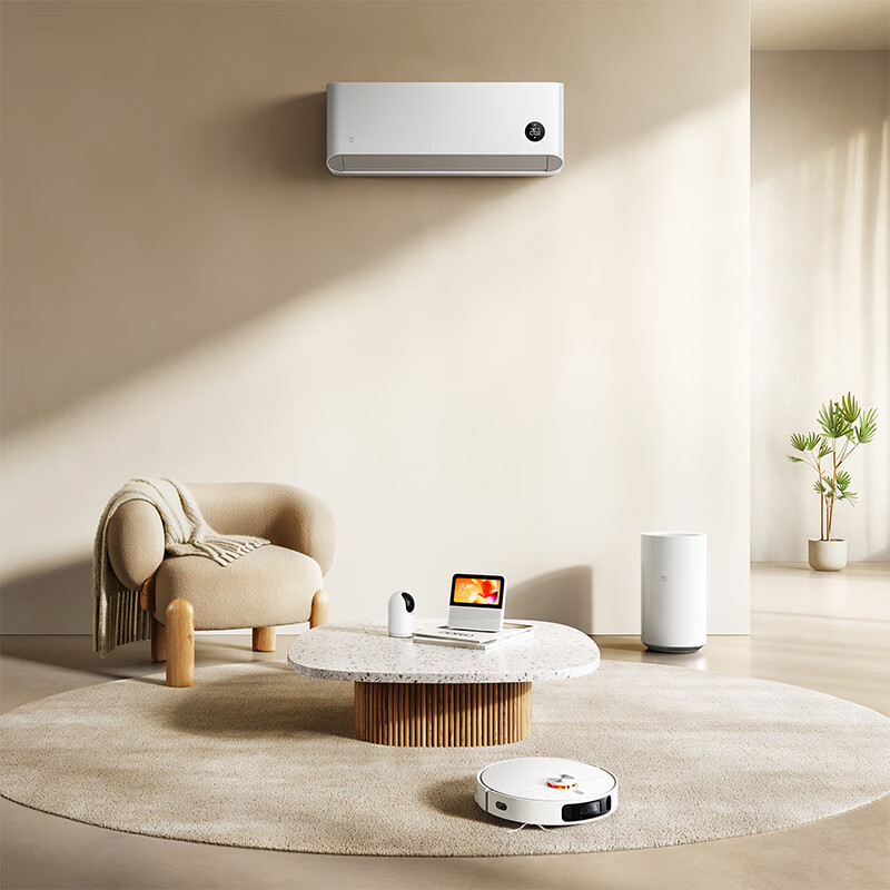 小米(mi) 新1级能效 1匹变频挂壁空调 26GW-NA20/S1A1 白色节能安静紧凑设计 10年质保高清大图