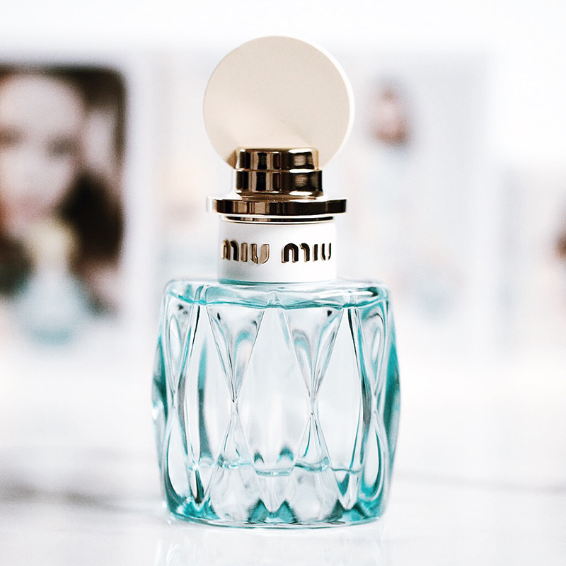 miumiu 缪缪浅蓝清新女士淡香精 蓝色之水(黄盖)50ml