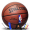斯伯丁Spalding篮球 NBA彩色运球人经典比赛 PU蓝球74-602Y