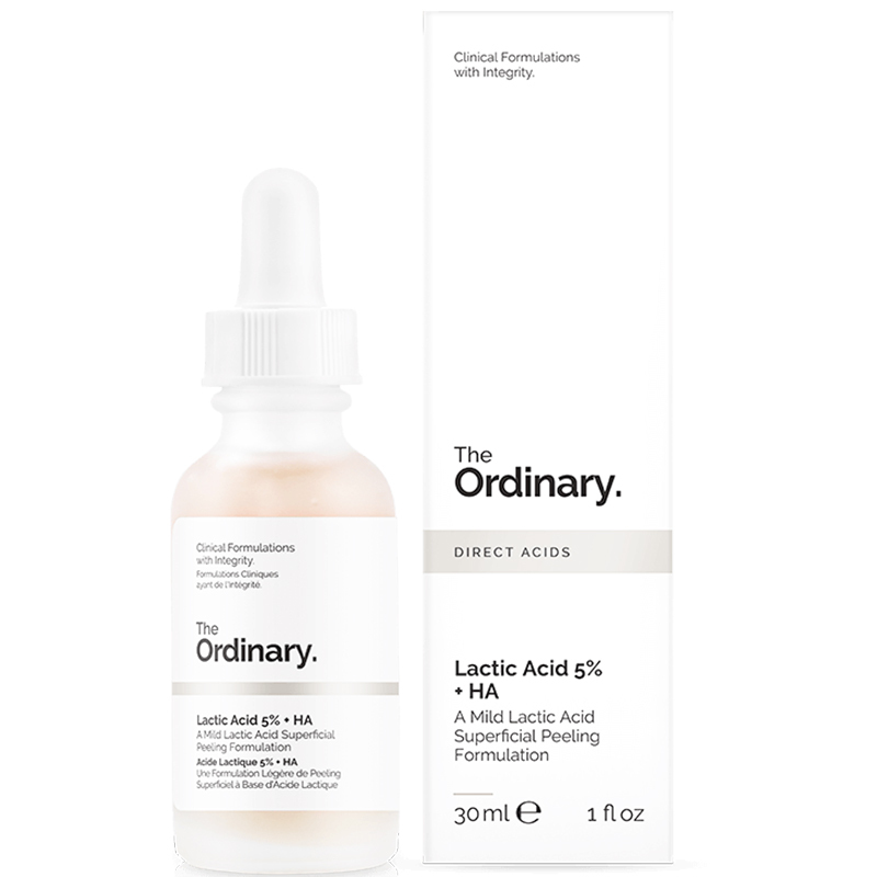 [温和去角质]THE ORDINARY 5% + HA 2% 温和乳酸去角质精华 30ml/瓶 祛除角质