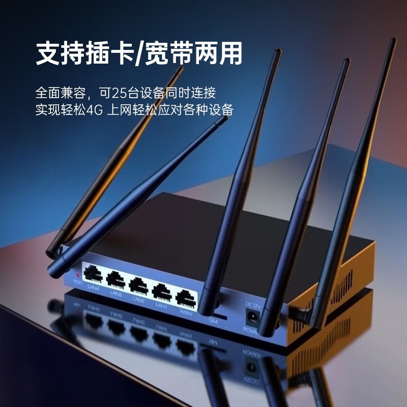 智创当下(CREATIVE) 智能云路由器三网通全方位覆盖CPE工业专用路由器(6天线)