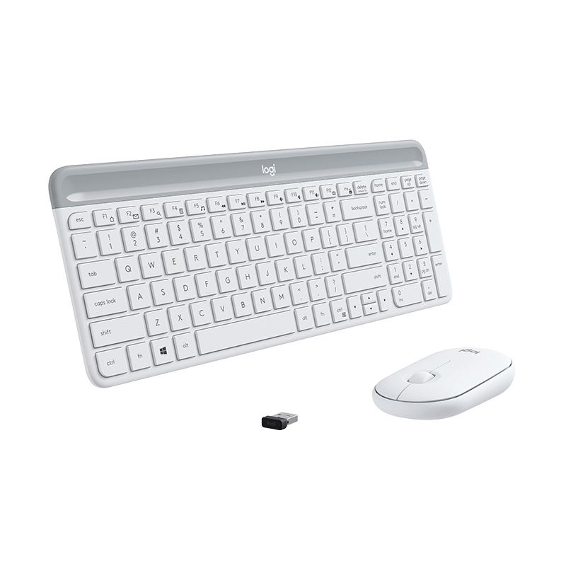 罗技(Logitech) MK470无线键鼠套装 白色