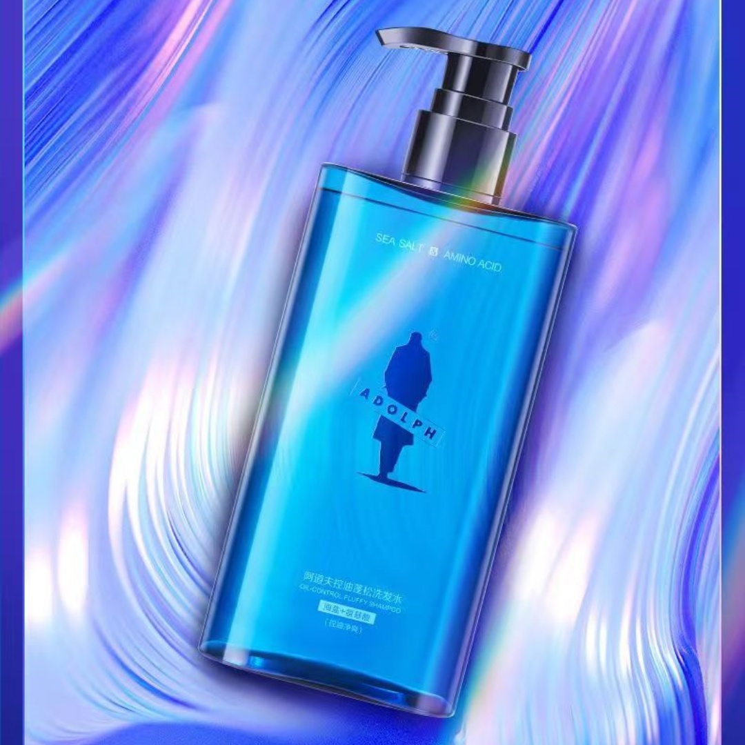 阿道夫男士海盐氨基酸洗发水控油蓬松380ml高清大图