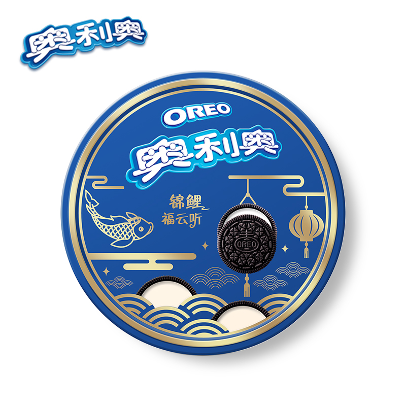 奥利奥夹心饼干礼听原味巧克力味388g盒亿滋出品