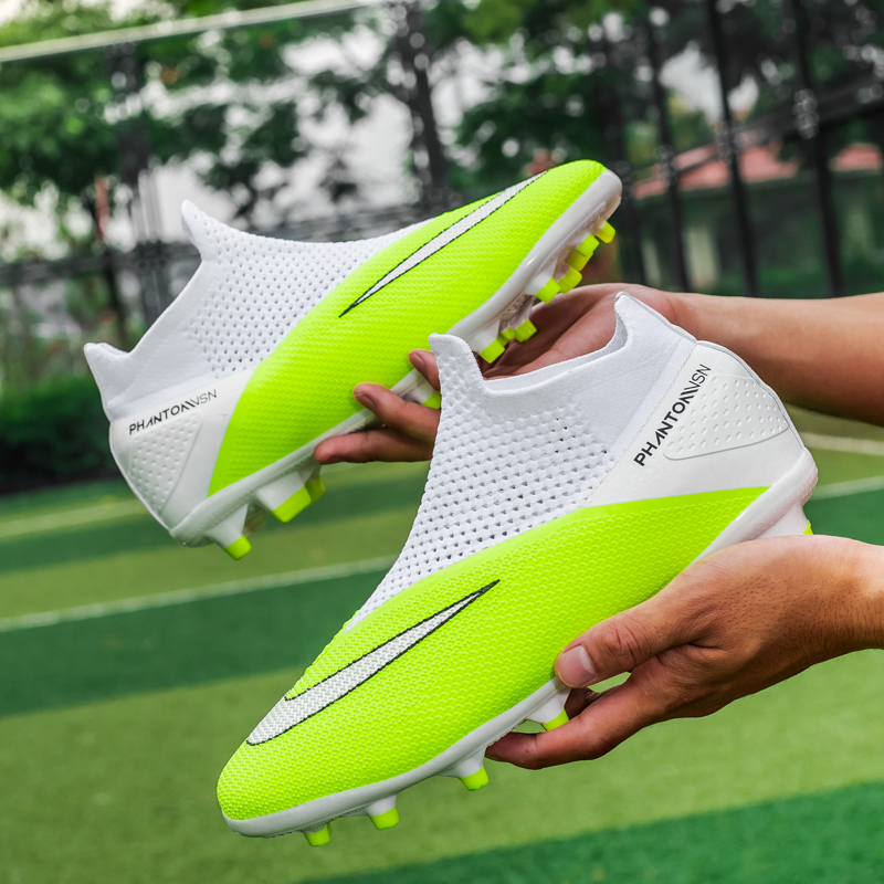 邦塞斯c罗高帮套脚足球鞋男加大码儿童46碎钉47长钉48学生49男童球鞋