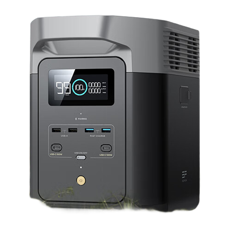 正浩(ECOFLOW)户外电源220v大容量32万毫安1度电磷酸铁锂 1800W 1024Wh 德DELTA 2