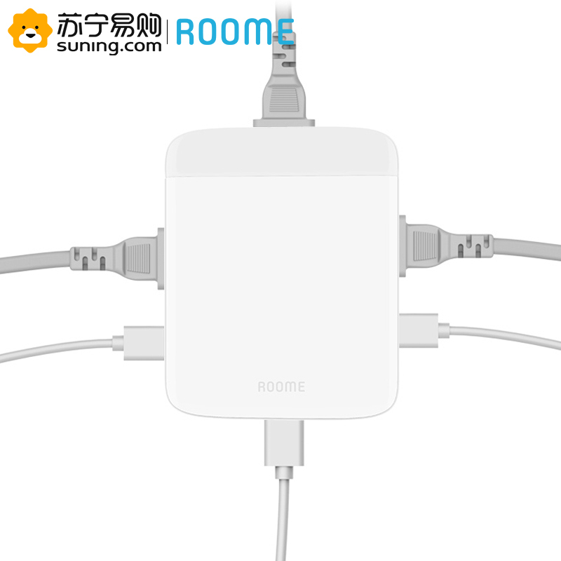 roome智能插座 USB插座快充多功能多口充电wifi手机插排APP远程控制家用可遥控断电定时无线墙插精灵