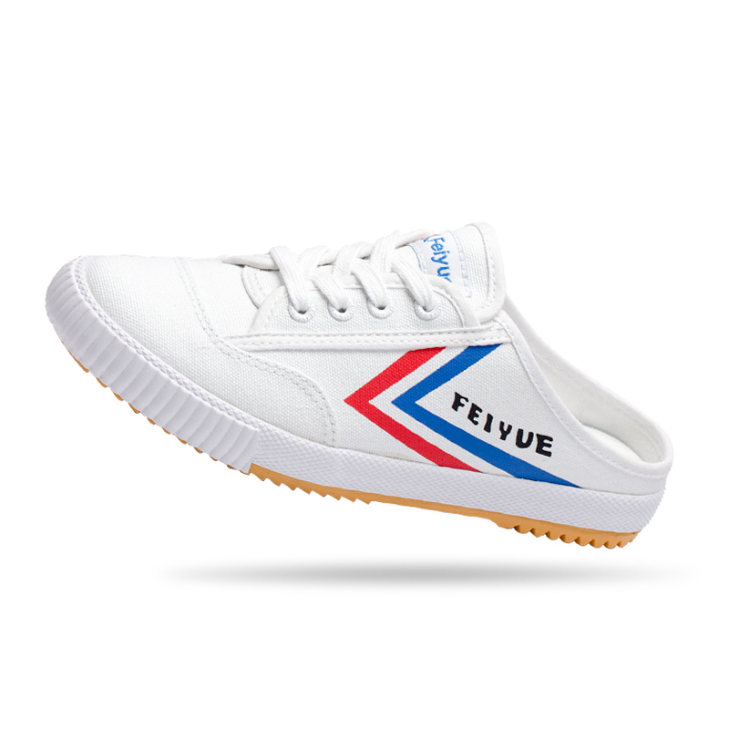 FEIYUE/飞跃帆布半拖鞋无后跟懒人新品布鞋男女款休闲鞋506