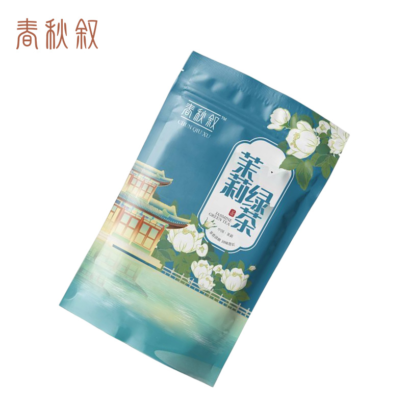 春秋叙 茉莉绿茶 长海飘雪 150g（特种） 袋高清大图