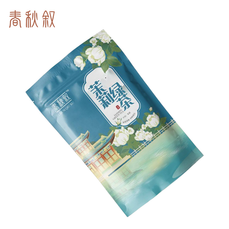 春秋叙 茉莉绿茶 长海飘雪 150g（特种） 袋高清大图