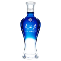 洋河(YangHe)蓝色经典 天之蓝 52度 480ml 单瓶装 浓香型白酒 口感绵柔