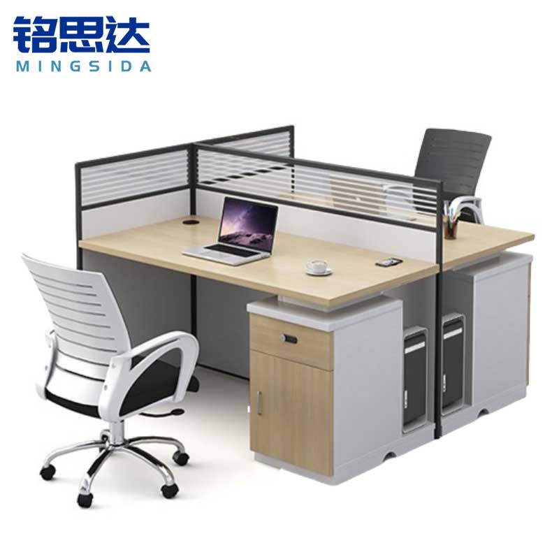 铭思达屏风工位双人含椅套