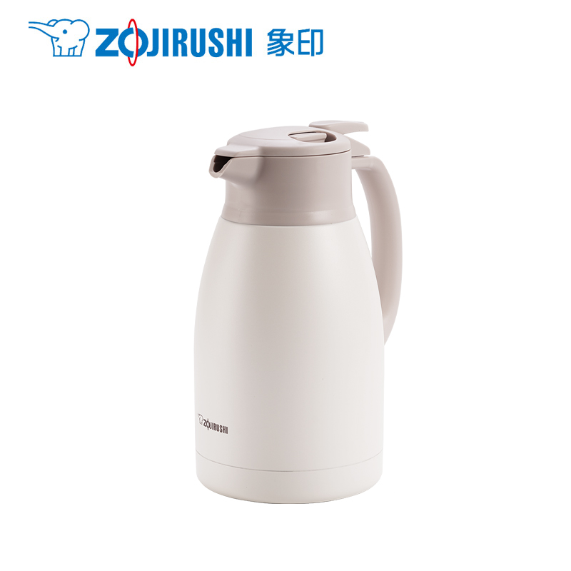象印(ZOJIRUSHI) 不锈钢真空保温壶SH-HS15C大容量家用保温瓶热水瓶暖壶咖啡壶办公水壶 1.5L