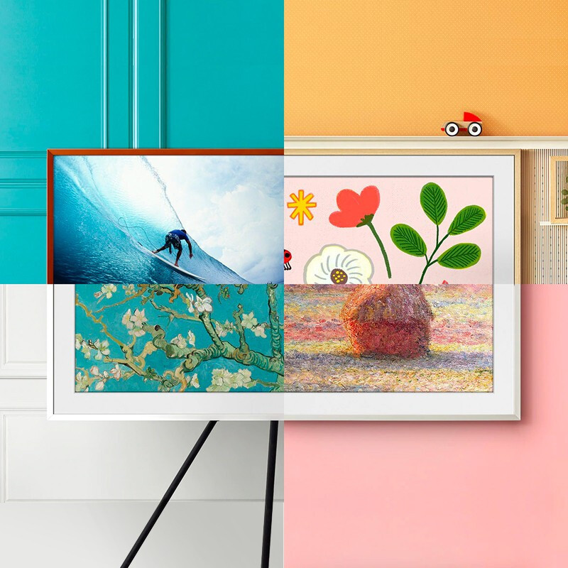 三星(SAMSUNG)55英寸平板电视 Frame画壁QLED量子点 4K超高清 艺术电视QA55LS03AAJXXZ