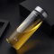 希诺 XN-6052 单层玻璃杯 420ml 加厚带盖透明家用水杯 (单位:个)