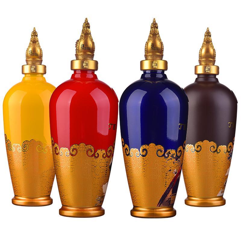 五粮液52度 丁酉鸡年生肖纪念酒500ml*4 礼盒装 浓香型白酒
