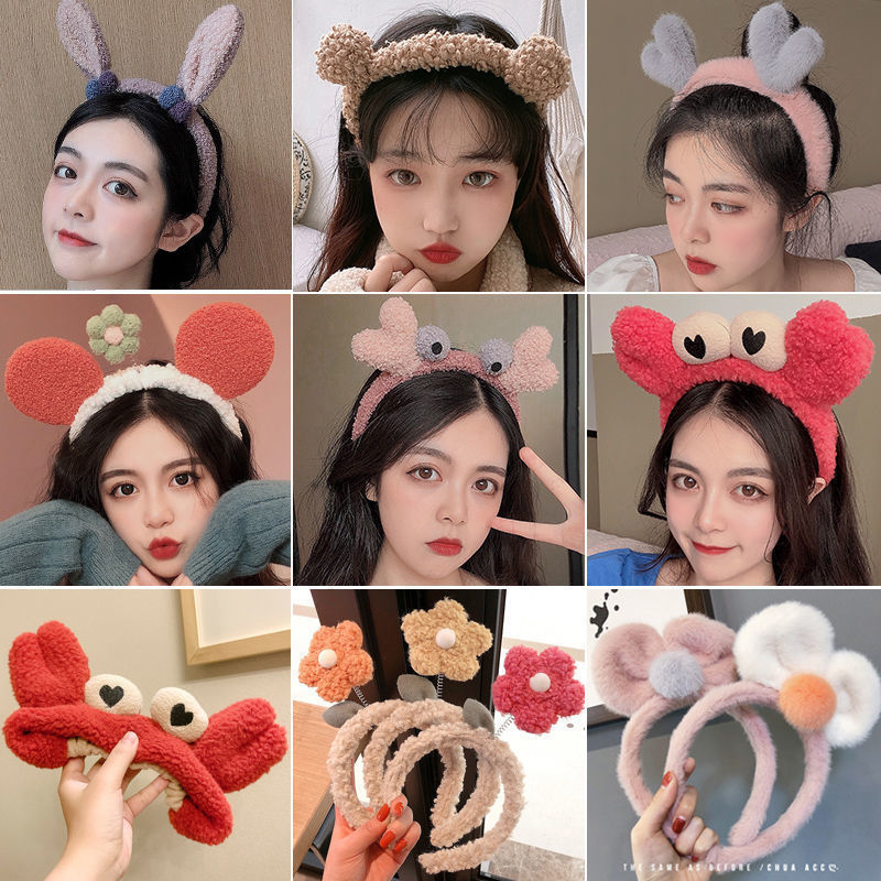 韩国可爱发箍女网红洗脸头箍发夹卡通花朵小熊耳朵发带发饰易品参数配置 规格 性能 功能 苏宁易购