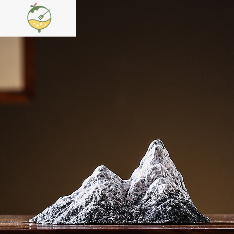 yicheng创意陶瓷小假山微景观造景鱼缸流水配件枯山水沙盘盆景装饰品