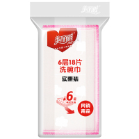 美丽雅maryya 6层18片洗碗巾 抹布洗碗布