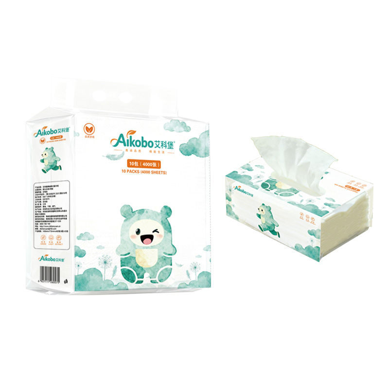 艾科堡 AKB-0501 抽取式面巾纸 140*175mm5层 80抽/包 10包/提 (单位:提)