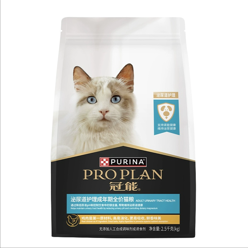冠能猫粮泌尿道成猫猫粮全价呵护尿道低镁配方成猫粮2.5kg高清大图
