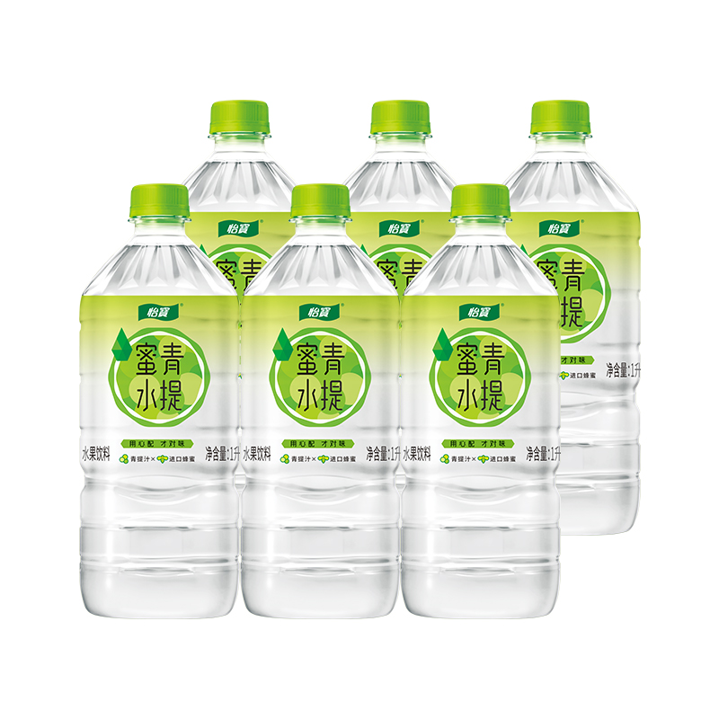 怡宝蜜水青提果味饮料1000ml*12瓶畅饮装整箱进口蜂蜜清爽饮料高清大图