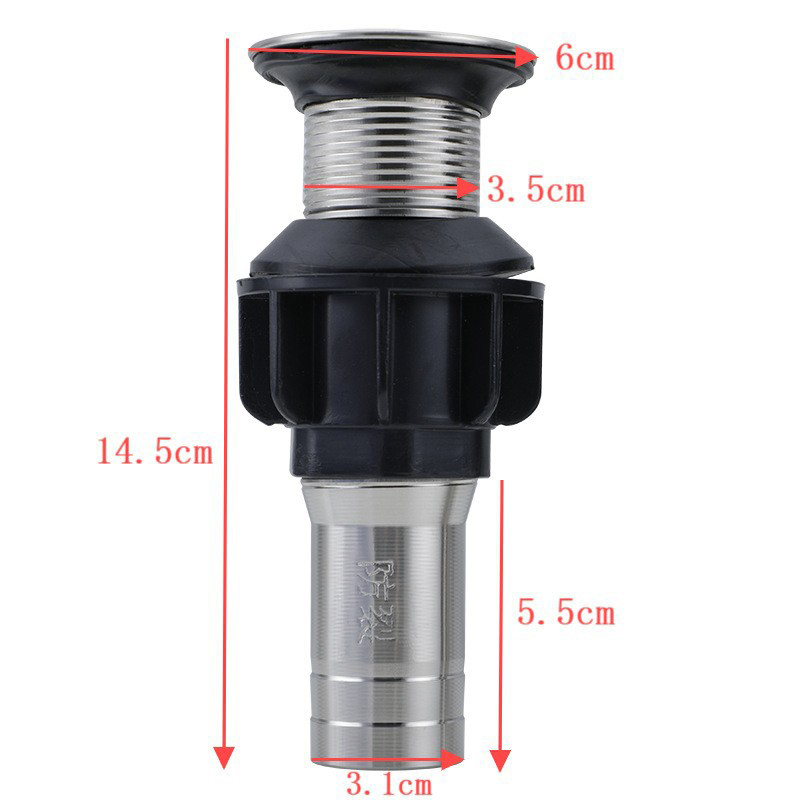 面盆翻版下水器 有溢水口 个高清大图