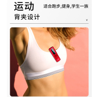 纽曼B57红色+32G卡蓝牙mp3音乐播放器迷你学生版小型便携式随身听U盘学英语听力运动女生可爱插卡录音听歌p3背夹式