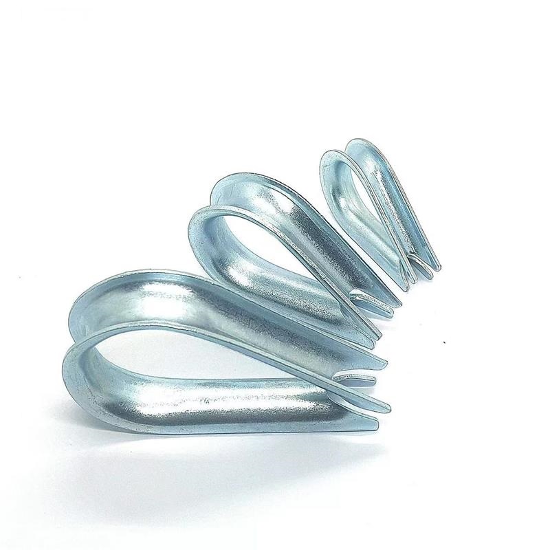 伟鹏双兴 镀锌鸡心环钢丝绳保护套 M38 个高清大图