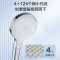 九牧(JOMOO)手持增压硅胶除垢花洒喷头莲蓬头S202022-2B01-1