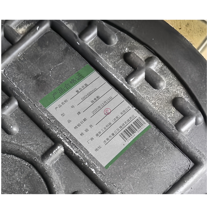 瑞季勤 复合井盖 680*680mm 套高清大图