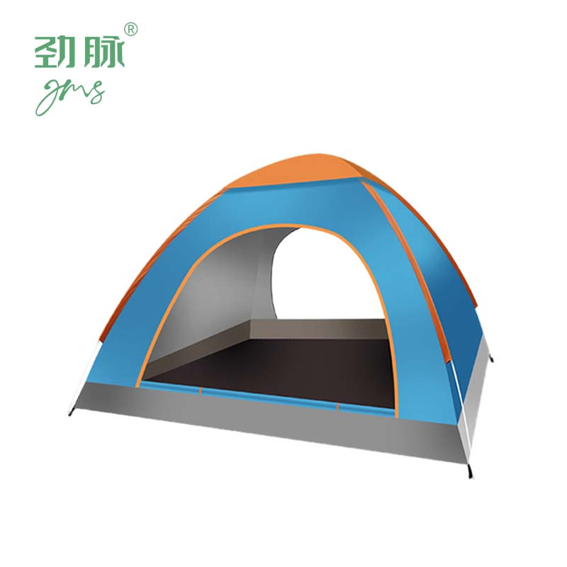 劲脉 全自动露营帐篷 天蓝-200*150*120CM 顶高清大图