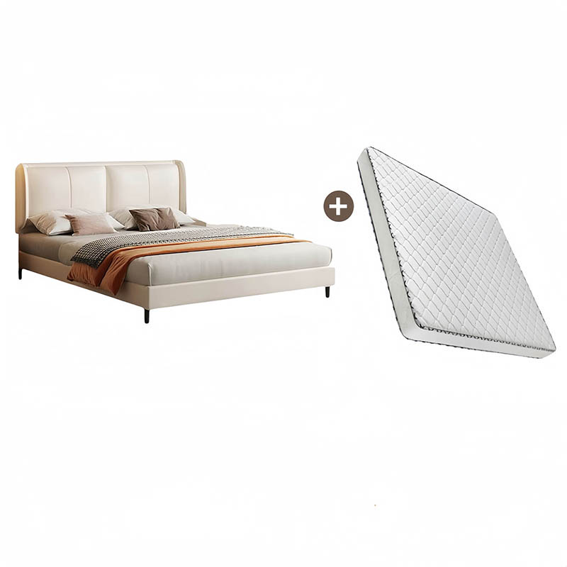 芙瑞塔床1.8米+床垫套高清大图