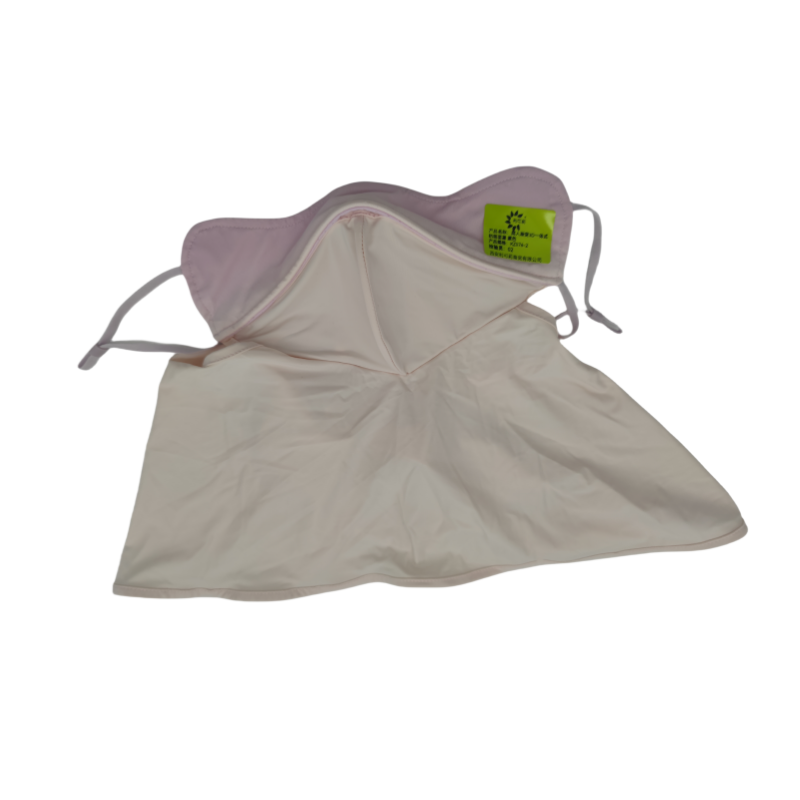 利可莉成人渐变3D一体式防晒面罩 紫色 KZ076-2/个高清大图