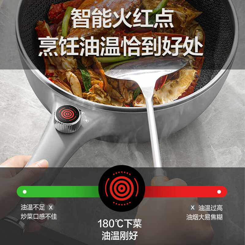 苏泊尔(SUPOR)电炒锅家用多功能4L大容量电火锅电蒸锅 多用途锅电煮锅爆炒电热锅插电不粘锅一体蒸煮锅CJ28A807