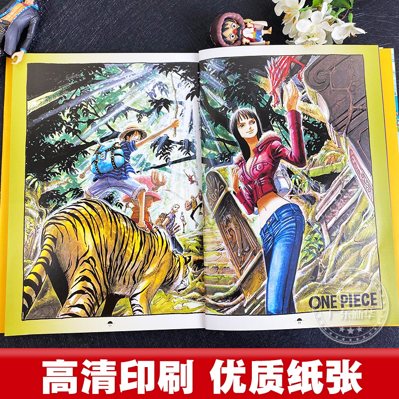 全8册 航海王(尾田荣一郎画集COLOR WALK1-8) [正版]海航王画集尾田荣一郎画集COLOR WALK1-8册高清大图