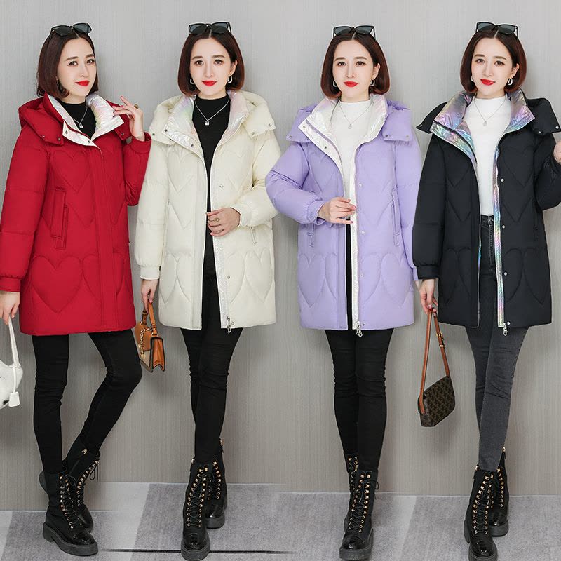 免费试穿 2024冬季雪中鹅羽绒服女新中长款小个子连帽时尚休闲白鸭绒品牌外套羽绒服女冬季中长款时尚连帽洋气修身大码外套图片