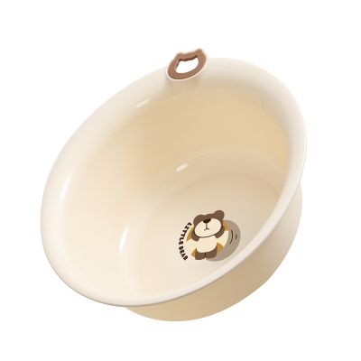 希艺欧O泡熊脸盆(大号)CEO-7757 米色