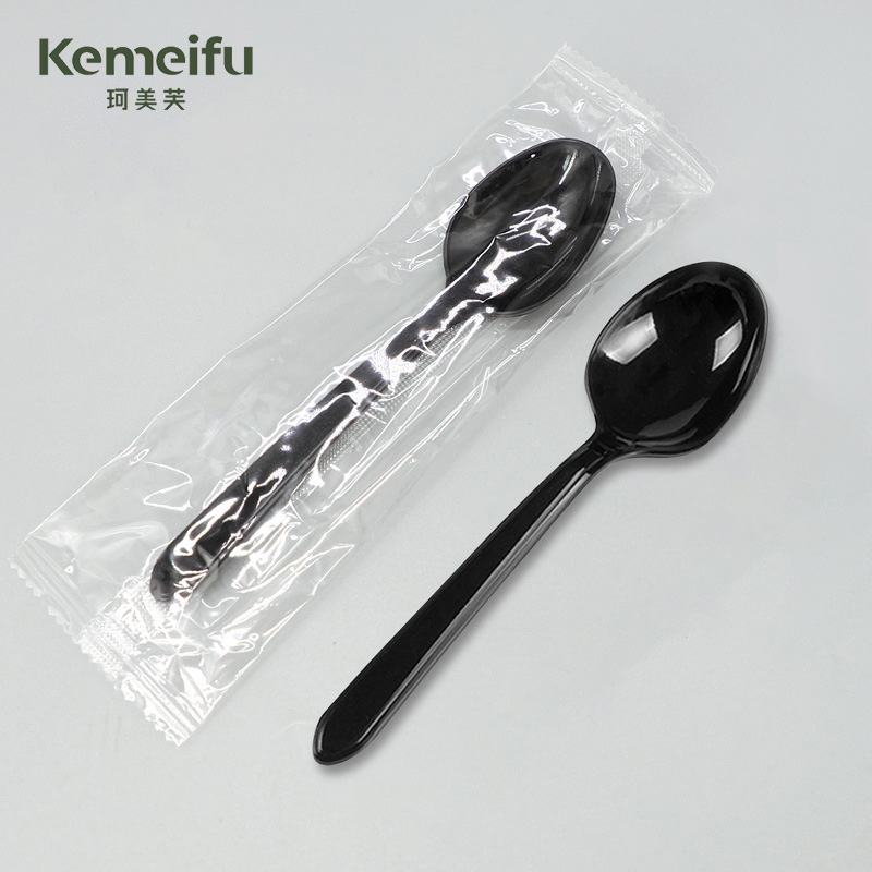 珂美芙 一次性汤勺加厚打包汤勺 100个/包高清大图