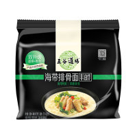 五谷道场非油炸方便面袋装 速食即食袋面泡面 海带排骨面五连包