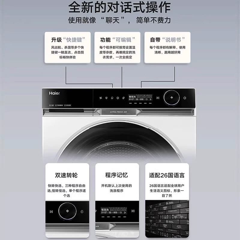 海尔(Haier)XQG120-BD1486LWU1图片